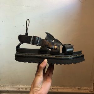 Dr. Martens Terry leather strap sandal